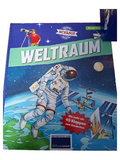 Weltraum - KinderWiss Sachbuch für Kinder mit über 40 Klappen