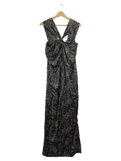 Calliope Jumpsuit Festliches Kleid Paisley Schwarz Damen Gr. 40;L