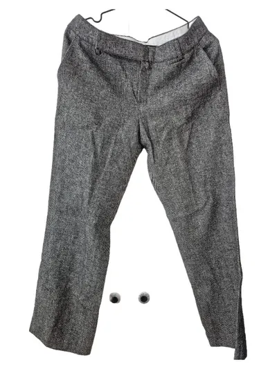 Strenesse Damen Anzughose Stoffhose Tweed Grau Gr. 38 Business Schurwolle