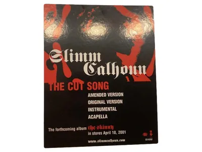 Slimm Calhoun - The Cut Song CD Single Hip-Hop Rap 2001