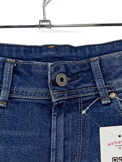 Pepe Jeans London Damen Jeans Shorts Siouxie W27 36 S Blau Destroyed