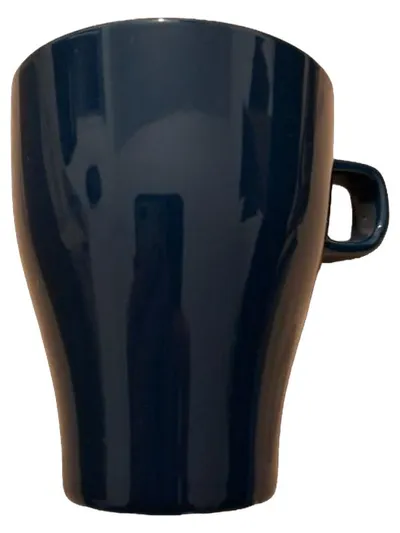 IKEA Kaffeebecher Tasse Keramik Blau 300ml Basic