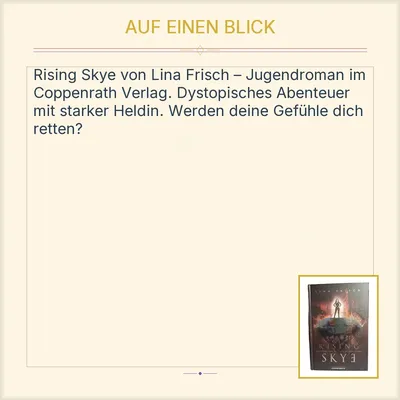 Rising Skye - Lina Frisch - Coppenrath Jugendbuch Fantasy Roman