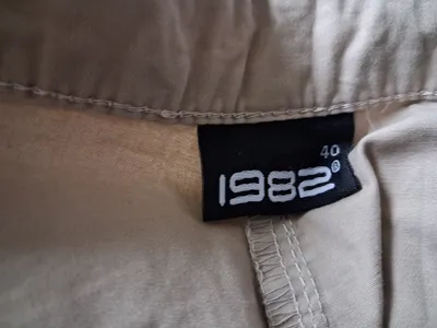 1982 Damen Shorts Chino Beige Größe 42 XL Baumwolle Casual