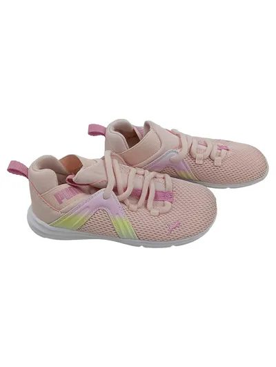 PUMA Sneaker Mädchen Gr. 27 Rosa Farbverlauf Sportschuhe Kinder