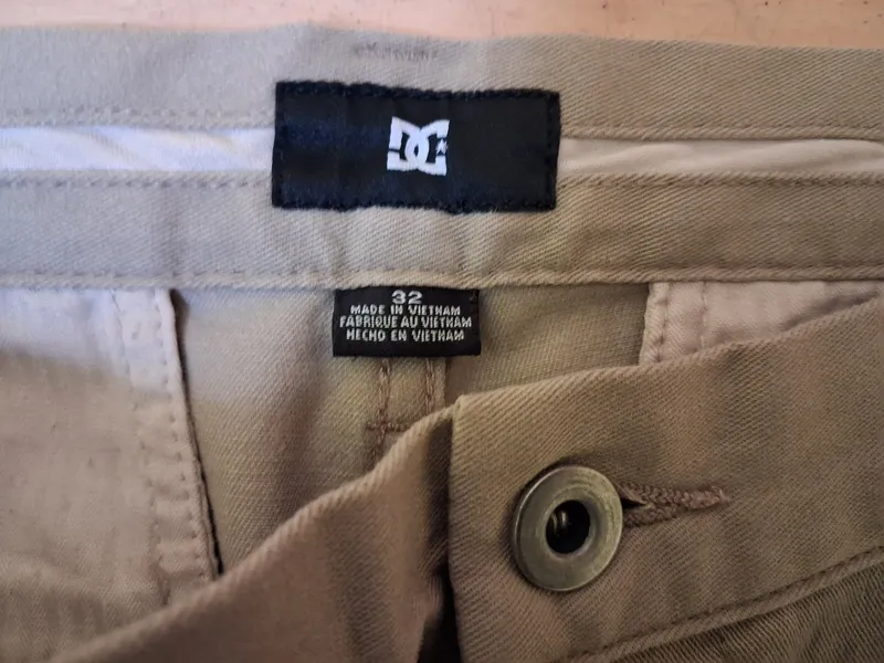 DC Shoes Herren Chino Shorts Khaki Beige Gr. 32 W32 Streetwear 2
