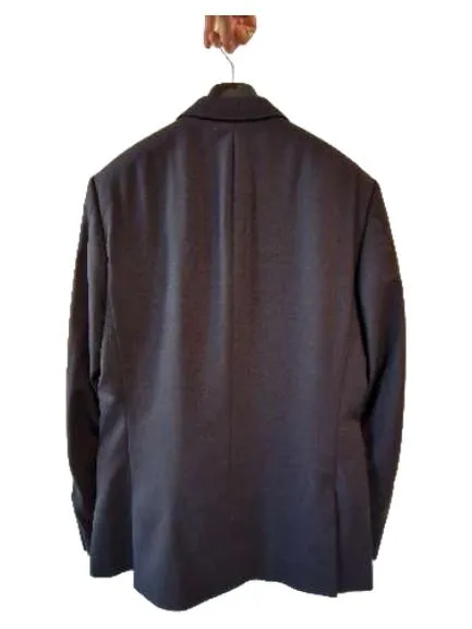 FELIX W. Herren Sakko Anzug Jackett Blau Gr. 46/S Business 3