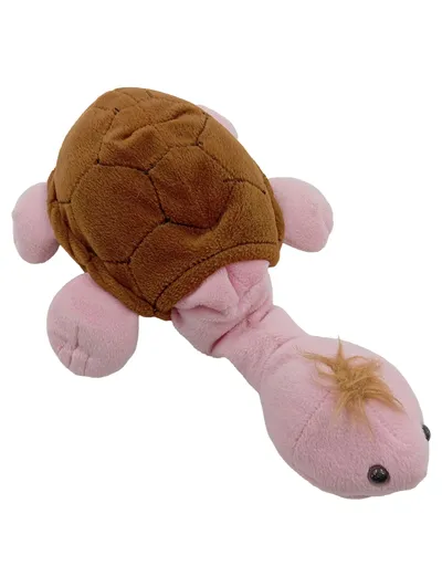 Plüschtier Schildkröte Rosa Braun Kuscheltier 32cm Stofftier