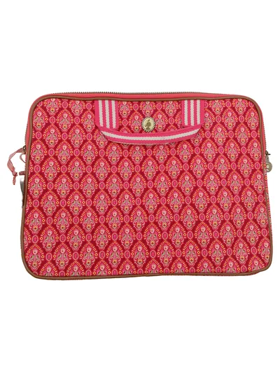 Pip Studio Laptoptasche Pink Florales Muster Damen 15 Zoll Tasche