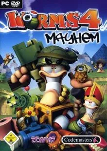 Worms 4 Mayhem PC Spiel DVD-ROM Codemasters Strategiespiel
