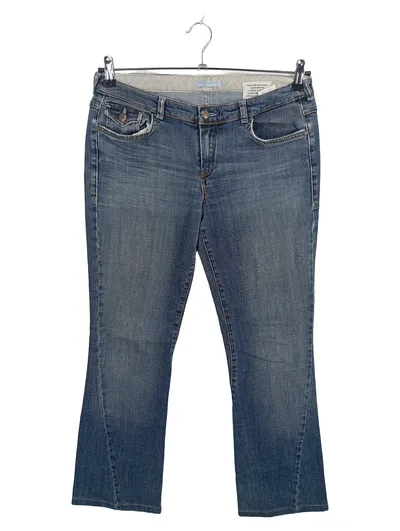 Strenesse Blue Jeans Bootcut Damen W29 38 M Blau Used Look