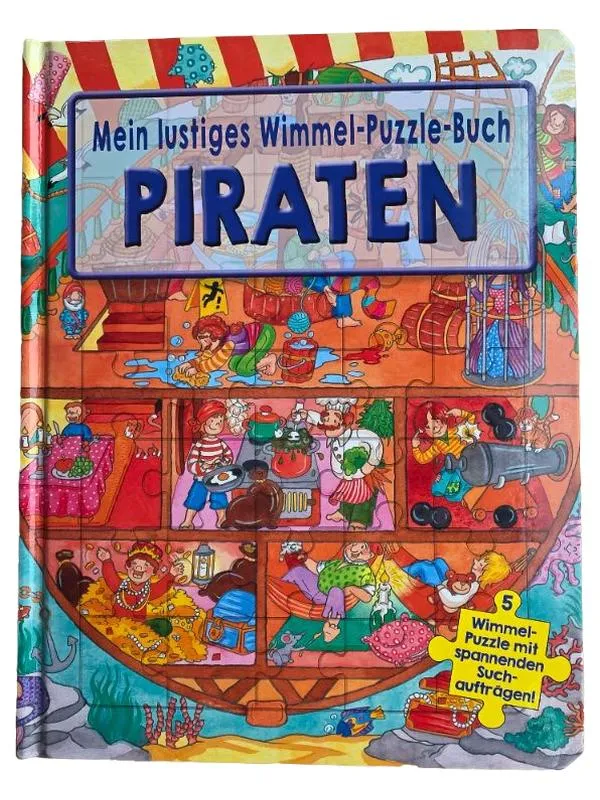 Compact Verlag Mein lustiges Wimmel-Puzzle-Buch PIRATEN Kinderbuch 1