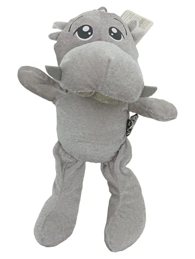 Flo's Toys Plüschtier Nilpferd Kuscheltier grau 29cm NEU