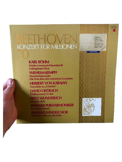 Beethoven Konzert für Millionen 70 Vinyl LP Deutsche Grammophon