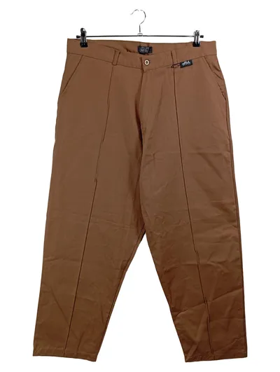 boohooMAN Herren Stoffhose Braun Gr. 54 XXL W38 Casual Skate Hose