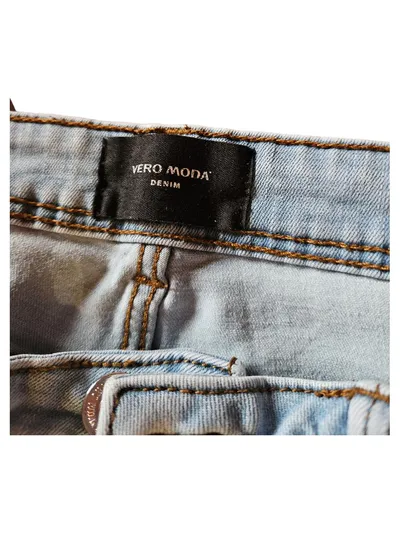 VERO MODA Damen Skinny Jeans Hellblau Gr. M W31 L32 Stretch