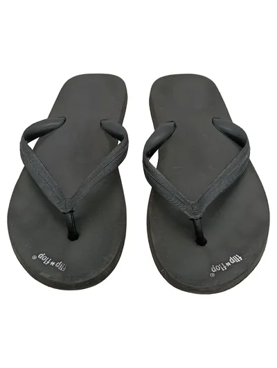 flip*flop Zehentrenner Herren Gr. 41 Schwarz Basic Sandalen Sommer