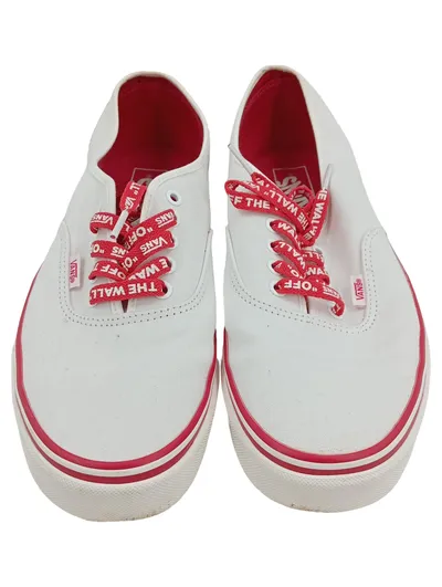 Vans Authentic Sneaker Low Herren Weiß Gr. 45 Off The Wall Schnürschuhe