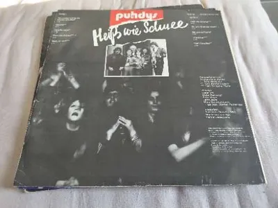 Puhdys Heiß wie Schnee Vinyl LP Album Amiga Ostrock DDR