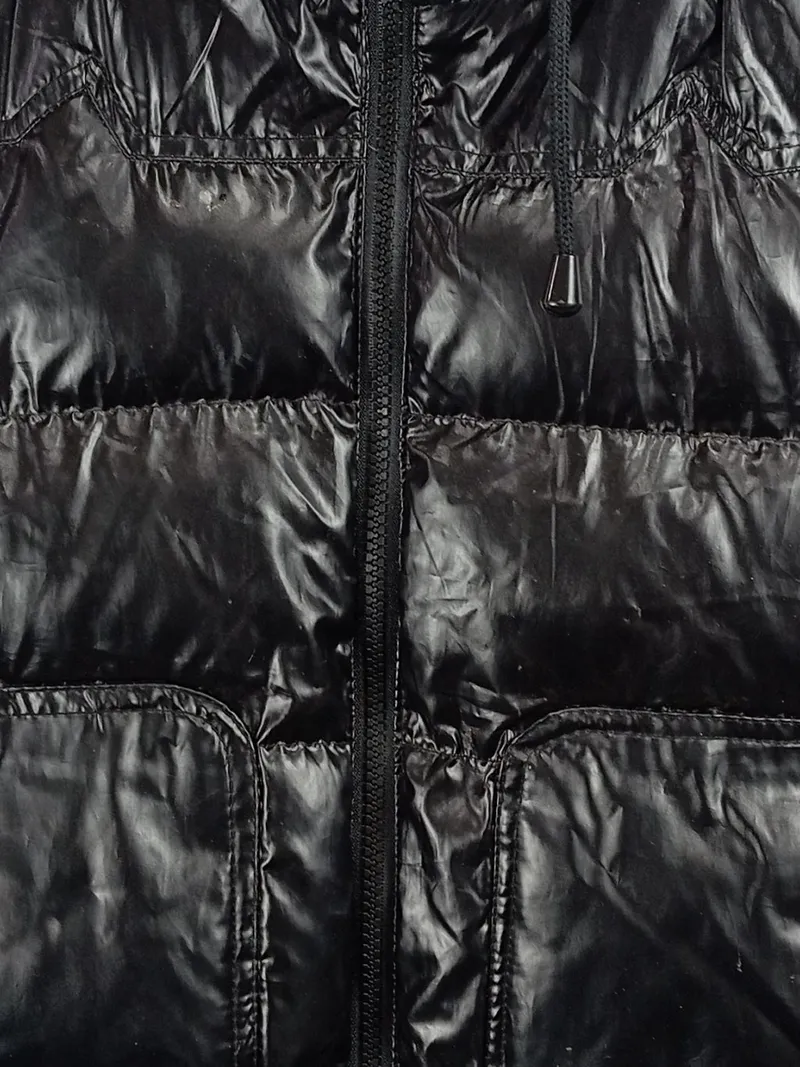 Be Cool Damen Steppweste Schwarz Gr. 42, XL mit Kapuze Casual 3