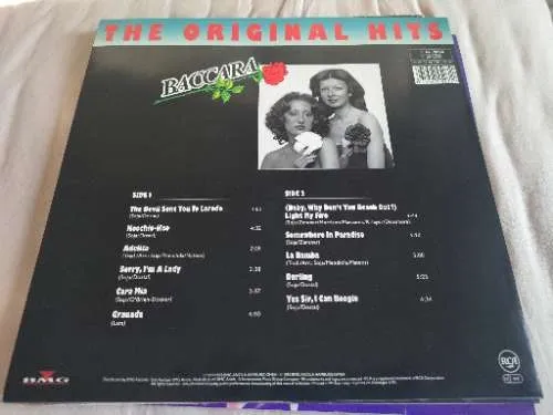 Baccara - The Original Hits Vinyl LP Album Pop Disco Yes Sir I Can Boogie 2