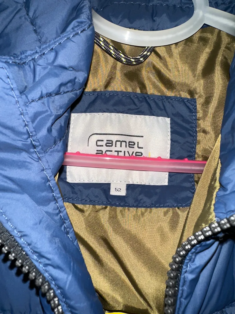 camel active Steppweste Herren Gr. 52/XL Blau Outdoor Weste 2