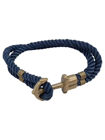 PAUL HEWITT Armband Anker Nautik Seil Blau Maritim 19 cm