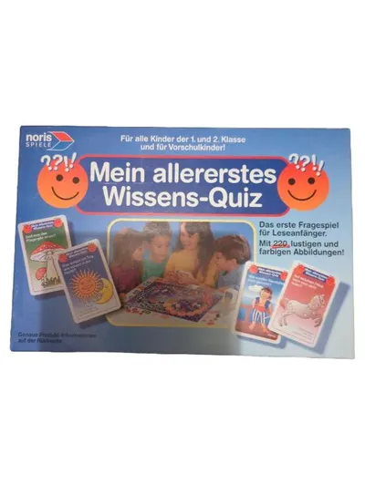 Noris Mein allererstes Wissens-Quiz Lernspiel Kinder 1. 2. Klasse