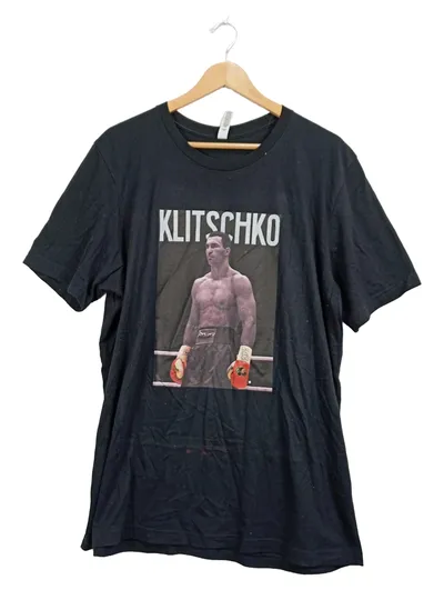 BELLA+CANVAS T-Shirt Klitschko Boxer Motiv Herren Gr. XL Schwarz