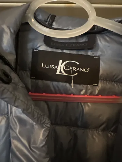 Luisa Cerano Damen Steppmantel Gr. 38 M Grau Kapuze Winterjacke