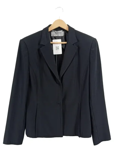 Sportmax Damen Blazer Schwarz Gr. 40 Klassisch Business
