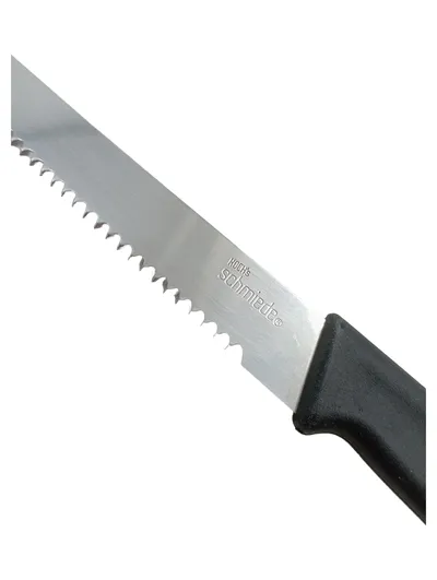 Kochs Schmiede Steakmesser Küchenmesser Edelstahl Kunststoff Schwarz 21 cm