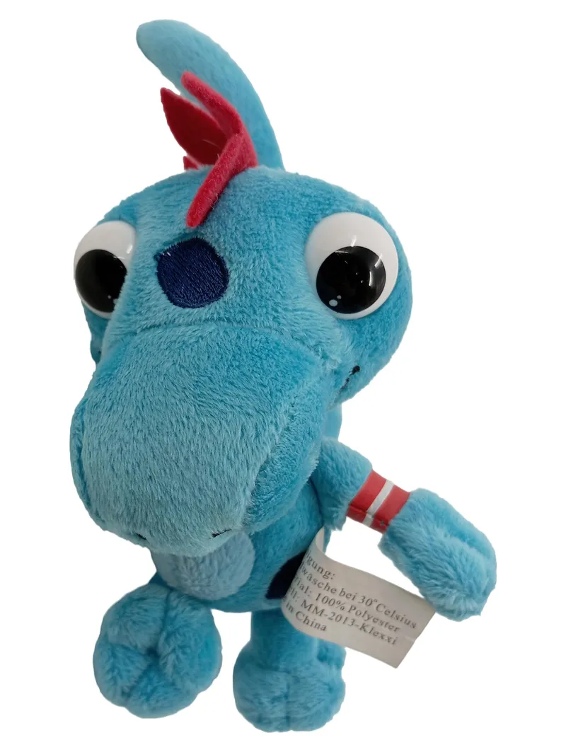 Plüschtier Dinosaurier Drache türkis blau Kuscheltier klein 14cm 1