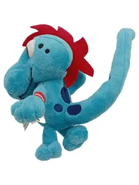 Plüschtier Dinosaurier Drache türkis blau Kuscheltier klein 14cm 2