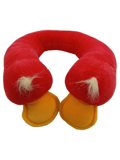Concord Nackenkissen Kinder Reisekissen Ente Rot 45x25 cm Plüsch