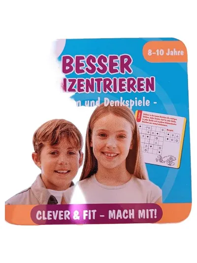 TOGGO Clever Konzentration Rätselspiel Logik IQ Übungen Kinder ab 8 Jahre