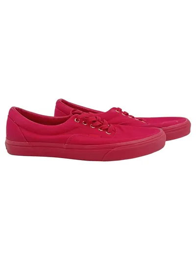 Vans Authentic Sneaker Low Herren Pink Canvas Schnürschuhe Gr. 45 Retro