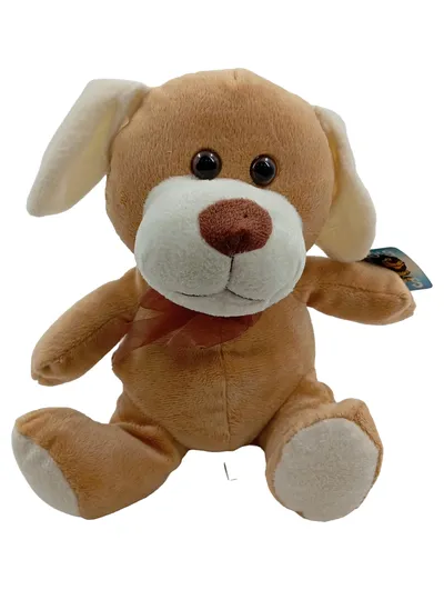 Flo's Toys Plüschtier Hund Kuscheltier braun 24cm NEU