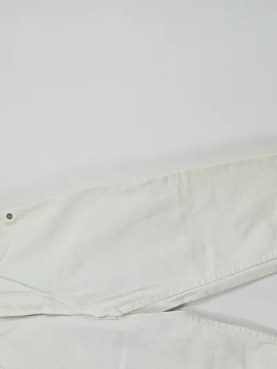 WEIPPER Kinder Stoffhose Weiß Gr. 128 Baumwolle Jeans Made in Italy