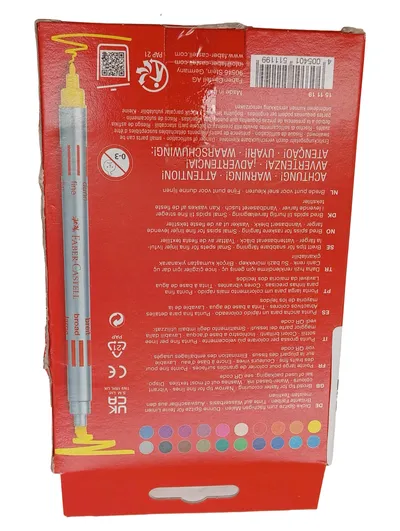 Faber-Castell 20er Set Doppelfasermaler Filzstifte doppelseitig Kinder
