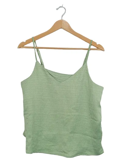JJXX Damen Top Gr. 38, M Grün Grafisch Träger Casual