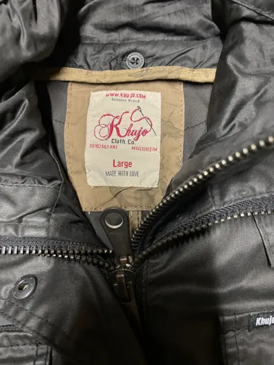 Khujo Damen Windjacke Übergangsjacke Schwarz Gr. 40 L Casual