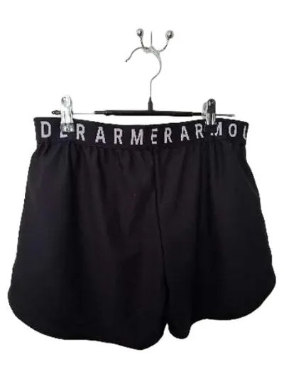 Under Armour Damen Sport Shorts Kurze Hose Schwarz Gr. 38, M Logo