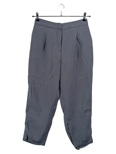 LC Waikiki Damen Anzughose Gr. 38 Grau Business Hose Viskose