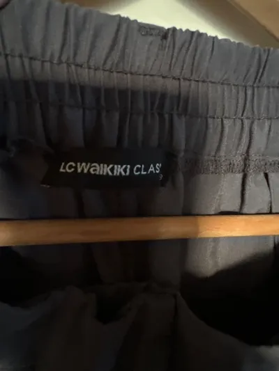 LC Waikiki Damen Anzughose Gr. 38 Grau Business Hose Viskose