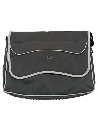 GP Design Umhängetasche Business Laptop Tasche Grau Polyester 42x37cm