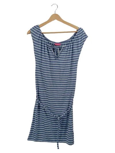 Venice Beach Damen Sommerkleid Gr. 34 XS Blau Weiß Gestreift Maritim