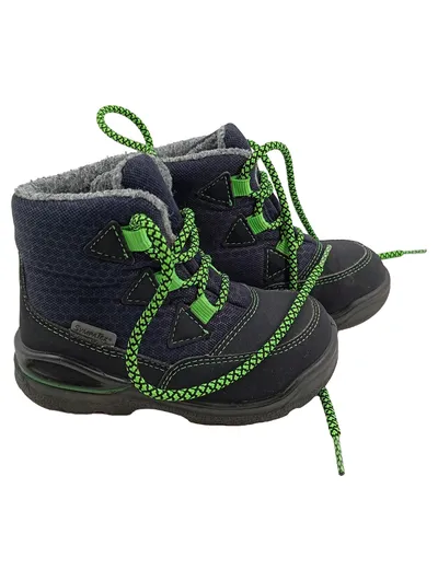 PEPINO Kinderschneestiefel Winterstiefel Gr. 22 Blau Grün Sympatex