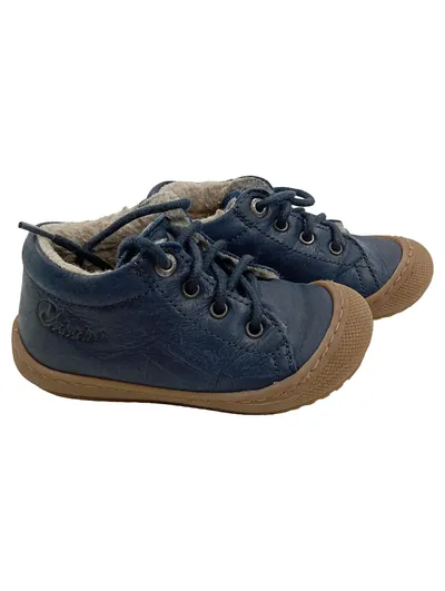 Naturino Lauflernschuhe Kinder Leder Gefüttert Dunkelblau Gr. 22