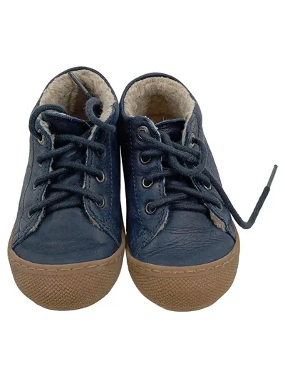 Naturino Lauflernschuhe Kinder Leder Gefüttert Dunkelblau Gr. 22